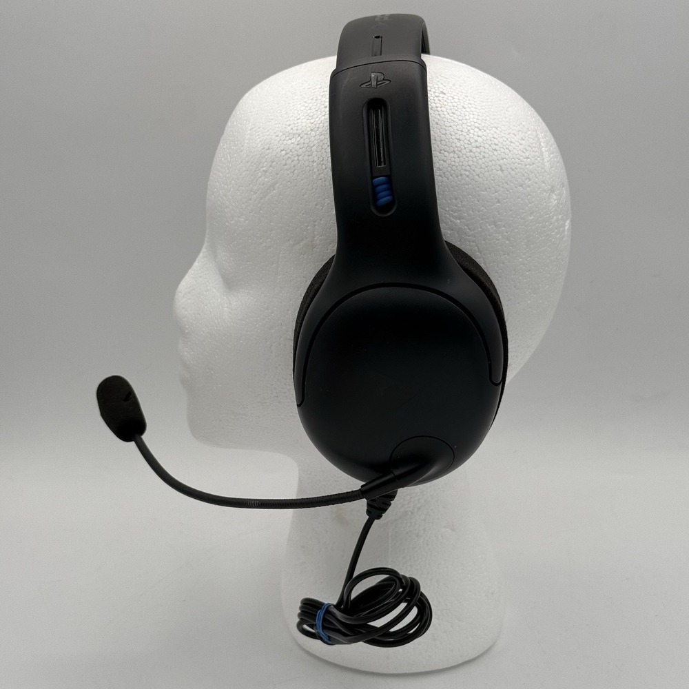 Playstation PS4 Black Wired Stereo Gaming Headset W/Mic -‎ PDP Gaming LVL50 READ